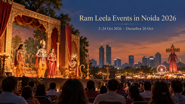 Ram Leela Events in Noida 2026 | Dates & Venues - Saltstayz