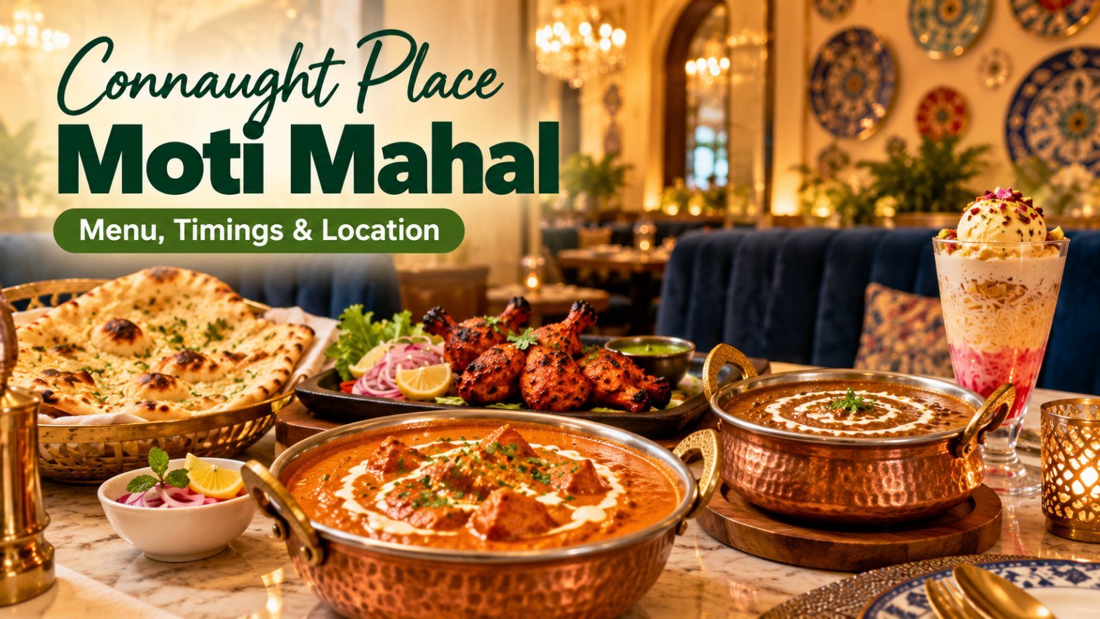 Moti Mahal, Connaught Place: Menu, Timings and Location
