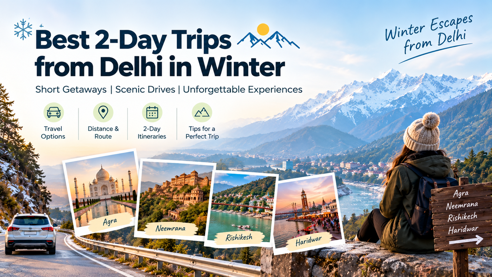 Best 2-Day Trips from Delhi in Winter