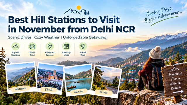 Best Hill Stations to Visit in November from Delhi NCR - Saltstayz