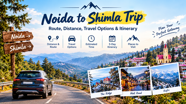 Noida to Shimla Trip: Route, Distance & Itinerary - Saltstayz