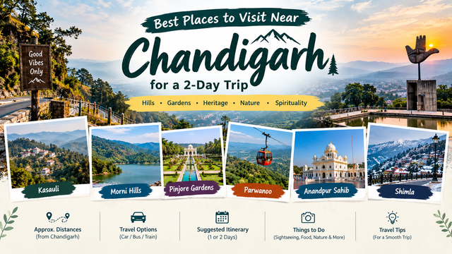 7 Best Places to Visit Near Chandigarh for a 2-Day Trip - Saltstayz