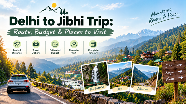 Delhi to Jibhi Trip: Route, Budget & Places to Visit - Saltstayz